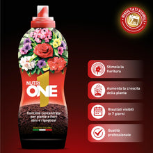 Carica l'immagine nel visualizzatore di Gallery, NutriONE Concime Liquido Concentrato per Piante e Fiori per risultati in 7 Giorni! 1L