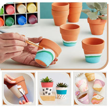 Carica l'immagine nel visualizzatore di Gallery, kaiyaya 20 Pezzi vasi in terracotta Piccoli vasi in Terracotta con Foro di Drenaggio Vasi in Riutilizzabili Vaso Piccolo