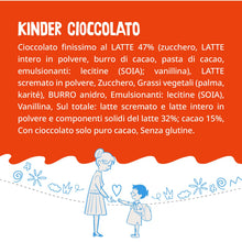 Carica l'immagine nel visualizzatore di Gallery, Kinder Cioccolato Mini - 20 Mini Barrette Ripiene al Latte e Ricoperte di Finissimo Cioccolato Puro Cacao, Senza Glutine