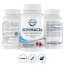 Carica l'immagine nel visualizzatore di Gallery, Echinacea Naturale 500 mg, 240 Compresse, Nutriota