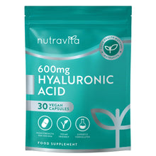 Carica l'immagine nel visualizzatore di Gallery, Nutravita Acido Ialuronico 600mg - 90 Capsula - Vegana - 3 Mesi