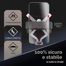 Carica l'immagine nel visualizzatore di Gallery, cellularline | Slide Fit - Universal | Supporto Porta Smartphone da Auto con Sistema di Inserimento Rapido e Facilitato 