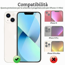 Carica l'immagine nel visualizzatore di Gallery, Vetro Temperato per iPhone 13 Mini [3 Pezzi] Vetrino Protettivo Pellicola Protezione Schermo