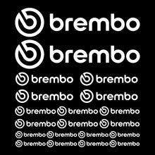 Carica l'immagine nel visualizzatore di Gallery, Gesar Adesivi Brembo Alta Qualità Resistenti al Calore – Kit 16 Adesivi Pinze Freni Auto – Compatibili con Pinze Freni B