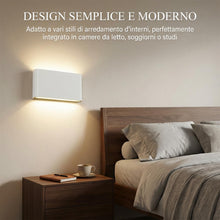 Carica l'immagine nel visualizzatore di Gallery, Voltix 12W Applique da Parete LED Moderna per Esterni e Interni, Lampada da Muro in Alluminio Impermeabile IP65, Luce pe