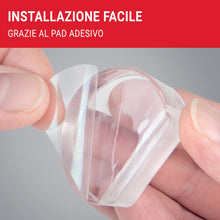 Carica l'immagine nel visualizzatore di Gallery, LouMaxx pavimento fermaporta autoadesivo - pavimento fermaporta adatto a tutti i pavimenti duri per proteggere pareti e 