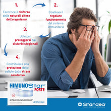 Carica l'immagine nel visualizzatore di Gallery, Himunostar Forte | Integratore Alimentare | Sistema Immunitario | Rinforza le Difese Naturali | Vitalità | Ingredienti N