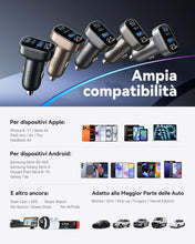 Carica l'immagine nel visualizzatore di Gallery, INIU Caricatore Auto USB C, 90W [Doppio 45 W] Caricabatterie Accendisigari