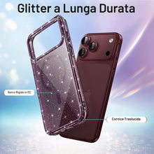 Carica l'immagine nel visualizzatore di Gallery, JETech Cover Glitter Magnetica per iPhone 18 Pro, Ciliegia Scuro