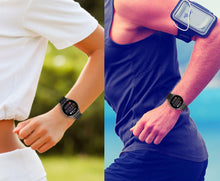 Carica l'immagine nel visualizzatore di Gallery, GIOPUEY 22mm Cinturini Magnetica Compatibile con Amazfit Active Max, Cinturino in Acciaio Inossidabile Intrecciato [Magn