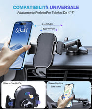 Carica l'immagine nel visualizzatore di Gallery, CIRYCASE Porta Cellulare Auto 360° Ruotabile Cruscotto/Parabrezza