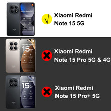 Carica l'immagine nel visualizzatore di Gallery, Lemxiee 3 Pezzi Pellicola Protezione Fotocamera per Xiaomi Redmi Note 15 5G &amp; POCO M8 5G Vetro Temperato