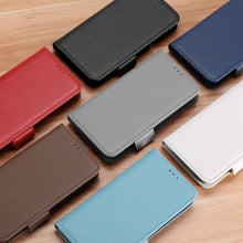 Carica l'immagine nel visualizzatore di Gallery, GOKEN Cover Pelle per Oppo A78 5G, Magnetica Custodia con Supporto di Stand &amp; Carte Slot, Flip Case con Portafoglio -Ner