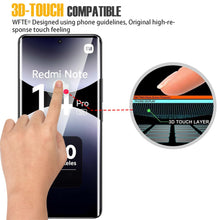 Carica l'immagine nel visualizzatore di Gallery, WFTE [2-Pezzi Vetro Temperato per Xiaomi Redmi Note 14 Pro 5G/Poco X7 Pellicola Protettiva 3D Copertura Completaper [Dur
