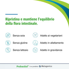 Carica l'immagine nel visualizzatore di Gallery, Metagenics Probactiol Plus - Equilibrio Flora Intestinale - 30 Capsule