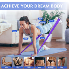 Carica l'immagine nel visualizzatore di Gallery, Fokky Elastici Fitness[Set di 4], 1.5M/1.8M Elastico Palestra