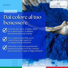 Carica l'immagine nel visualizzatore di Gallery, Severino Becagli Spirulina Blu in Polvere, Colorante Alimentare Naturale