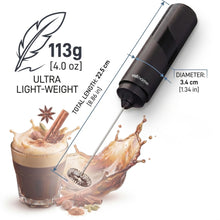 Carica l'immagine nel visualizzatore di Gallery, edihome, Montalatte Elettrico per Cappuccino, Frullino Montalatte Portatile, Schiuma Latte Elettrico per Latte e Caffè, 
