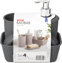 Carica l'immagine nel visualizzatore di Gallery, Tatay Set Accessori Bagno Baobab per Uso Quotidiano in Bagno