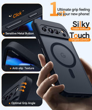 Carica l'immagine nel visualizzatore di Gallery, CANSHN Magnetica Cover per Google Pixel 10 Pro (6.3 Pollici), [Protezione Completa Della Fotocamera] Custodia Traslucida