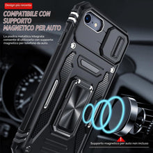 Carica l'immagine nel visualizzatore di Gallery, LeYi Cover per iPhone 8/7 /SE 2020/2022 con Vetro Temperato [2 Pack](Nero)