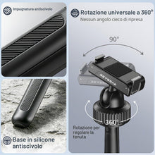 Carica l'immagine nel visualizzatore di Gallery, REYGEAK - Treppiede magnetico con bastone per selfie per DJI Osmo Action 5 Pro/4/3, maniglia per fotocamera estensibile 