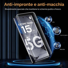 Carica l'immagine nel visualizzatore di Gallery, Pellicola Vetro Temperato per Xiaomi Redmi Note 15 5G, 2 Pezzi Pellicola Protettiva e 2 Pezzi Pellicola Fotocamera, Dure