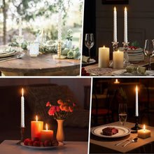 Carica l'immagine nel visualizzatore di Gallery, Candele Finte LED Senza Fiamma 6 Pezzi, 25.5cm Avorio con Telecomando e Timer, Candele Spiralate a Batteria Fiamma oscil