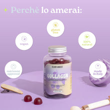 Carica l'immagine nel visualizzatore di Gallery, Gommose di Collagene con Acido Ialuronico, Vitamin C e Zinco