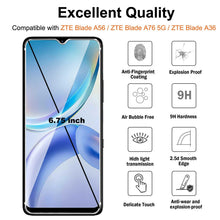 Carica l'immagine nel visualizzatore di Gallery, 2x Vetro Temperato per ZTE Blade A56 / Blade A76 5G / A36 (6.75")