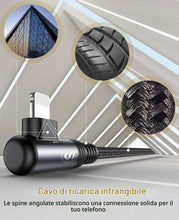 Carica l'immagine nel visualizzatore di Gallery, SWECENT Cavo i Phone, [2 pezzi 2m] Cavo Ligtning Cavo in nylon, cavo caricatore i phone Carica Rapida Compatibile per i 
