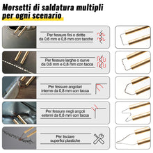 Carica l'immagine nel visualizzatore di Gallery, Saldatrice per Plastica 170W 220V con 805 Pezzi Chiodi in 7 Forme
