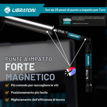 Carica l'immagine nel visualizzatore di Gallery, LIBRATON Set Punte Torx di Sicurezza 25PCS Bits Torx Anti-manomissione