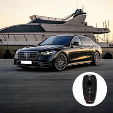 Carica l'immagine nel visualizzatore di Gallery, Portachiavi Mercedes Custodia Silicone Mercedes per Chiave Auto Mercedes 3 Pulsanti per Classe A, B, C, E, S, CLA, GLA, 