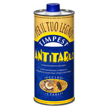 Carica l'immagine nel visualizzatore di Gallery, ANTITARLO LT. 1 - base solvente attivo contro tarli, larve, termiti e parassiti del legno - liquido pronto all'uso
