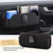 Carica l'immagine nel visualizzatore di Gallery, Organizer Auto, Portaoggetti Auto con Velcro, Accessori Auto Interno per Telefono Occhiali Carte, Porta Oggetti per Auto