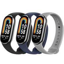 Carica l'immagine nel visualizzatore di Gallery, Higgs 3 Pezzi Cinturini Compatibile con Cinturino Xiaomi Mi Band 8/Mi Band 8/Xiaomi Mi Band 9/Mi Band 9 per Donna e Uomo