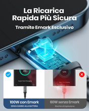 Carica l'immagine nel visualizzatore di Gallery, INIU Cavo USB C a USB C 100W, 2m Cavo USB Type-C PD 5A Ricarica Rapida