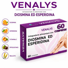 Carica l'immagine nel visualizzatore di Gallery, Diosmina Esperidina 500 mg, 60 Compresse, con Vitamina C, Ippocastano e Meliloto – Integratore Gambe, Estratti Vegetali 