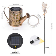 Carica l'immagine nel visualizzatore di Gallery, Lanterne Solari da Esterno, Lampade Solari da Giardino in Metallo, IP65 Impermeabile Luci Solare da Giardino con Gancio 