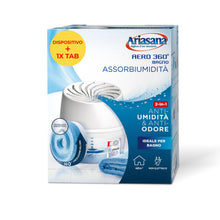Carica l'immagine nel visualizzatore di Gallery, Ariasana Aero 360° Bagno Kit Assorbiumidità, 1 dispositivo + 1 tab 450 g