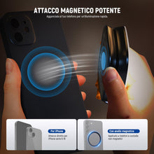 Carica l'immagine nel visualizzatore di Gallery, NEEWER BASICS Luce Selfie Magnetica Compatibile con MagSafe iPhone, Mini Ring Light LED Supporto Telefono da Tavolo con 