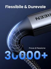 Carica l'immagine nel visualizzatore di Gallery, UGREEN Cavo USB C 60W Ricarica Rapida PD3.0 3A (1M)
