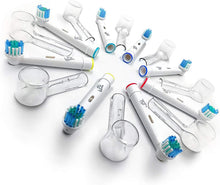 Carica l'immagine nel visualizzatore di Gallery, 8 Testine di Ricambio Compatibili Precision Clean Generiche 3AG + 8 Copritestine di Protezione Igienici per spazzolino e