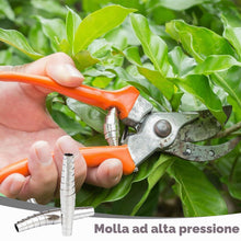 Carica l'immagine nel visualizzatore di Gallery, Set di 4 Molle di Ricambio per Forbici da Giardino, Molla di Ricambio in Acciaio Inox, Molle per Potatori 6 cm, Universa