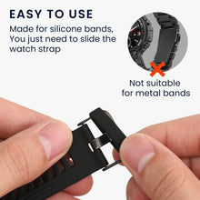 Carica l'immagine nel visualizzatore di Gallery, kwmobile Set 10 Passanti per Cinturino Orologio Compatibile con 22mm Smartwatch Strap (Universal) - Anelli Fissaggio Oro