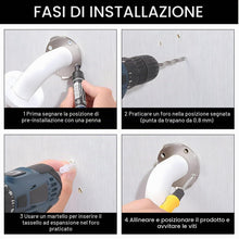 Carica l'immagine nel visualizzatore di Gallery, 2 Pezzi 30cm Maniglioni e Barre per Bagno - Maniglia Doccia Anziani, Barre di Sicurezza Antiscivolo per Disabili, Ausili