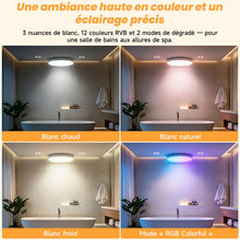 Carica l'immagine nel visualizzatore di Gallery, Lampada Doccia, Ricaricabile, Lampada Atmosfera Magnetica Senza Fili