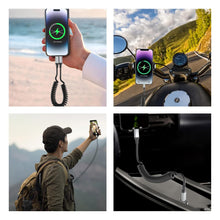 Carica l'immagine nel visualizzatore di Gallery, Acecene Cavo a spirale USB C a USB C, 2 pezzi Android Auto 3A Cavo Tipo C di Ricarica Rapida per MacBook iPad iPhone 15 