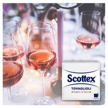 Carica l'immagine nel visualizzatore di Gallery, Scottex Tovaglioli Doppiovelo Con Trama Microtrapuntata, Multicolore, 33 Pz